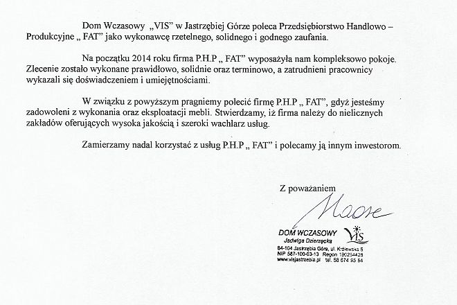 Dom Wczasowy VIS Jastrzębia Góra